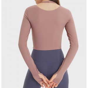 SC10273 Egyéni logó jóga pólók fitnesz futó kereknyakú pólók