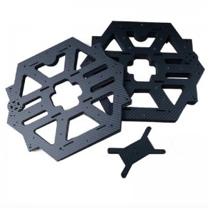 Egyedi RC autócsónak FPV Racing Drone repülőgép CNC őrlő szénszálas alkatrészek 3K szénszálas keret