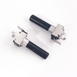 Rotációs potenciométer: DB-09K 3 csapok egyetlen banda 9 mm-es függőleges