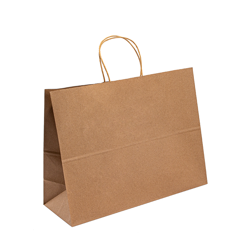 Kraft papírbolt táska papír ajándéktáskák fogantyúk kis bevásárló party papírzsák egyedi