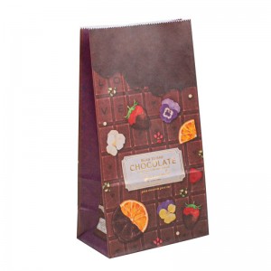 Papírzsákok ételek elvihető gyümölcs papírzsák kraft táska kicsi kiskereskedelem papír táska csomagoló papírcsomagoló táskák