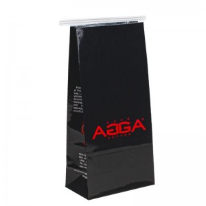 Egyéni logó elvihető újrahasznosított élelmiszer -tervező papírzacskó