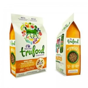 Egyedi Big 10 kg 15 kg 20 kg -án visszafordítható cipzár pla pbat biológiailag lebontható műanyag kedvtelésből tartott kutya kezelések táplálékcsomagoló táska ételhez