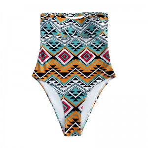 Szexi pántnélkülinyomtatási etnikai egyrészes