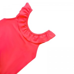 Baba egyedi fürdőruha fodros heveder baba fürdőruha oem fürdőruha strandruhák gyerekek lányok