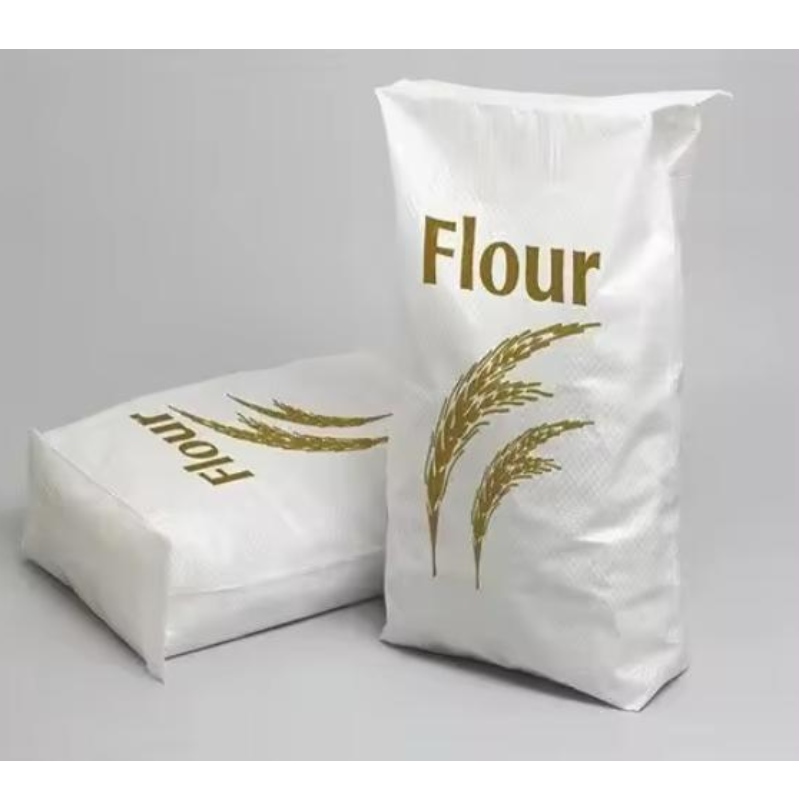 Nagykereskedelmi egyedi 1 kg 2 kg 5 kg 10 kg újrahasznosítható állványnégy oldalsó tömítés gabona mylar búza por kukorica lisztcsomagoló táska