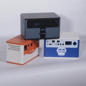 Egyéni elektromos készülék alváz porral bevont burkolattal