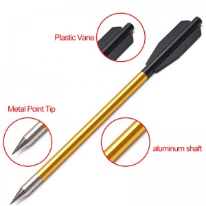 Elong Outdoor 110301 6.5inch Crossbow csavarok Hollow Alumínium Carbon Steel pont Íjászat Vadászat