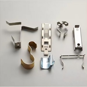 OEM egyedi fém sajtoló alkatrészek réz acél elektromos elektromos elektronikus érintkező