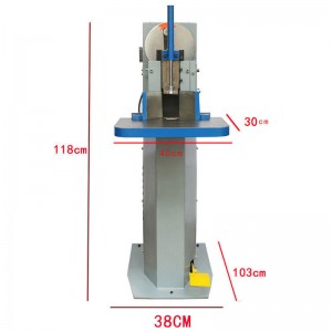 JR-S400nagy platform elektromos függőleges sarokvágó gép, kerek sarokvágó