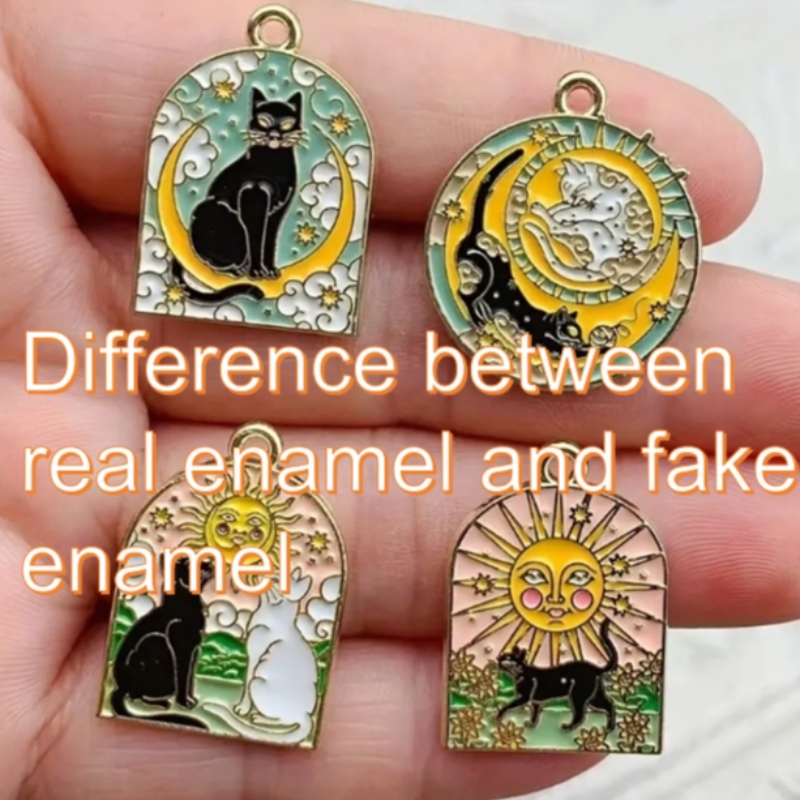 Különbség a valódi és a hamis zománc között