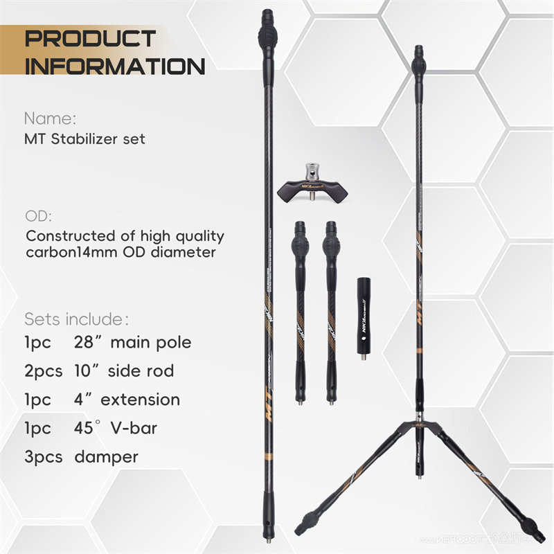 Nika íjászat 240128 MT OD14MM karbon stabilizátorok