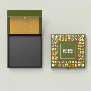 Egyedi Flip-felső Kraft ajándékdoboz