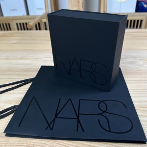 Fekete Luxe összecsukható doboz & Táskakészlet