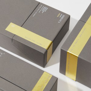 Luxusfekete & Arany bőrápoló csomagoló doboz