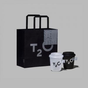 Élénk luxus papír ajándéktáska