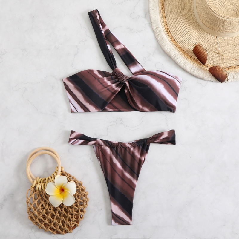 Két-darab fürdőruha. Szexi-Vállnélküli bikini hátnélküli kialakítású. Európai és amerikai stílusú külkereskedelmi fürdőruhák anagykereskedelemhez-25018 ár:$79,99