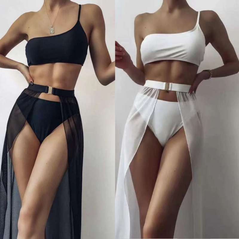 2025 divat új stílusú európai és amerikai stílusú csipke-szexi hátnélküli bikini három-Darabkészlet, Backless fürdőruhák, készletben v041 ár:$79,99