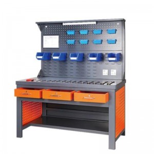 Workbench világítószalaggal és hátlapgal