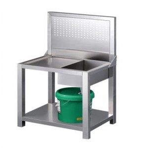 A géptisztító asztal fúrása és csapdája