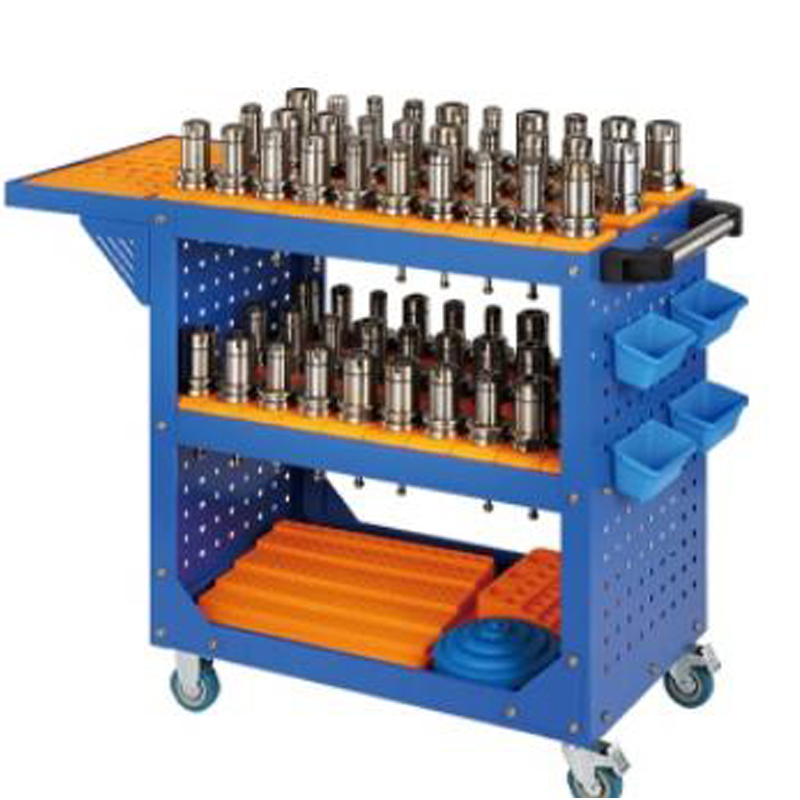 CNC kék perforált panel szerszámkocsi