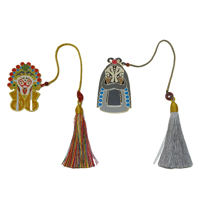 Kínai opera maszk könyvjelző