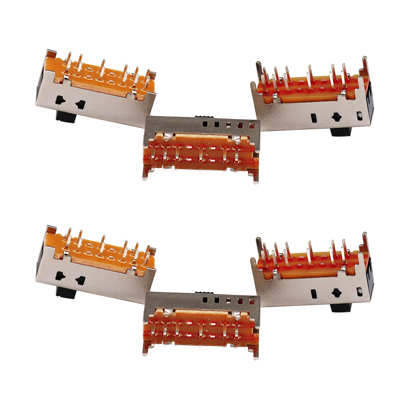 Slide kapcsoló SS25D01 dupla-12. sor-Pin csúszó kapcsoló elektronikus termék mikro függőleges csúszó kapcsoló