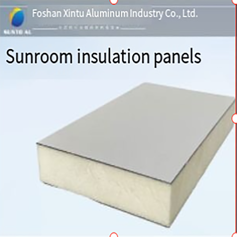 Alumínium ötvözet szigetelt lapos panelek a tetőn