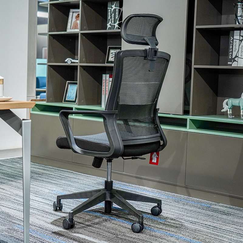 Modell BGY001 Nagykereskedelmi Ergonomikus hálós szék - Légáteresztő ívelt hátrész magassággal-Állítható karok tanuláshoz, irodai és hosszú ülésekhez